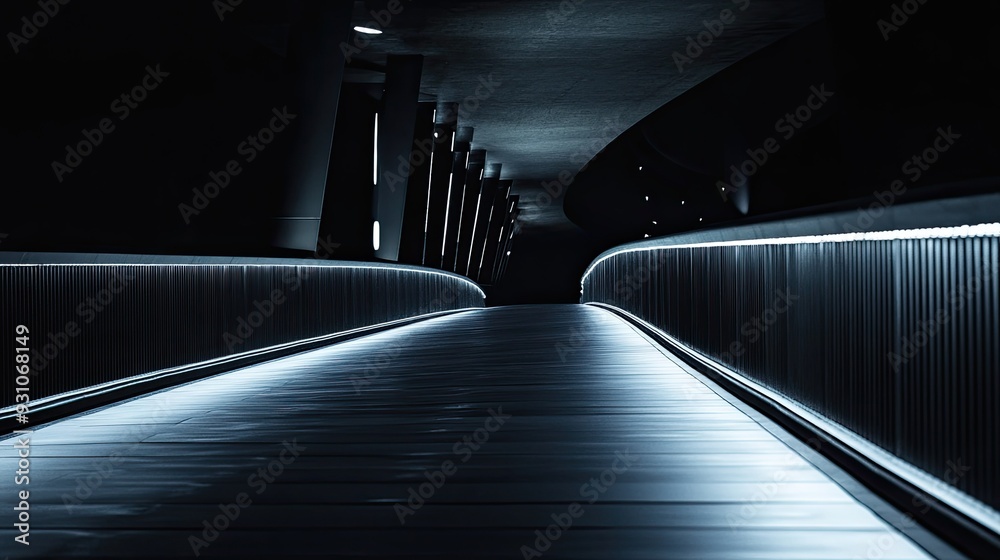 Detailed shot of sleek lighting on a bridge, captured in a minimalist style with a simple backdrop. Detailed shot of sleek lighting on a bridge, captured in a minimalist style with a simple backdrop.