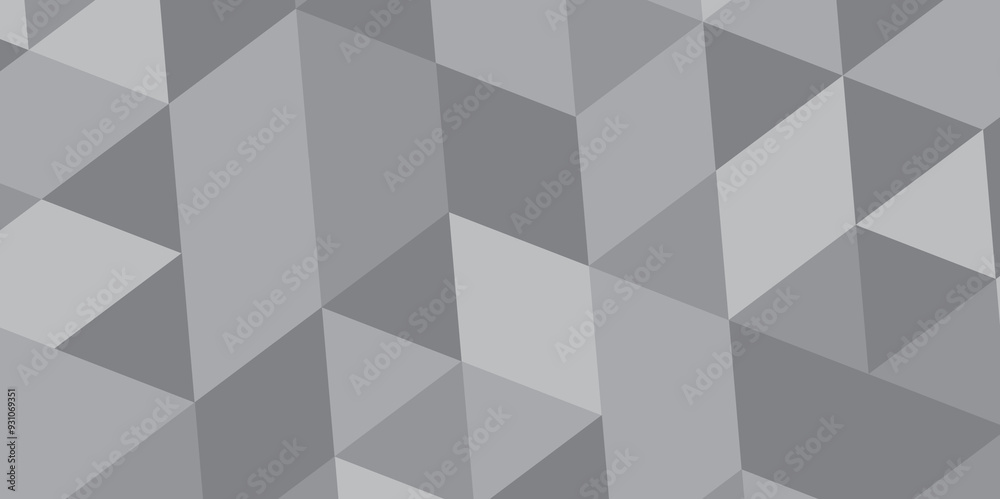 Abstract geometric black and gray background seamless mosaic and low polygon triangle texture wallpaper. Triangle shape retro wall grid pattern geometric ornament tile vector square element. Abstract geometric black and gray background seamless mosaic and low polygon triangle texture wallpaper. Triangle shape retro wall grid pattern geometric ornament tile vector square element.
