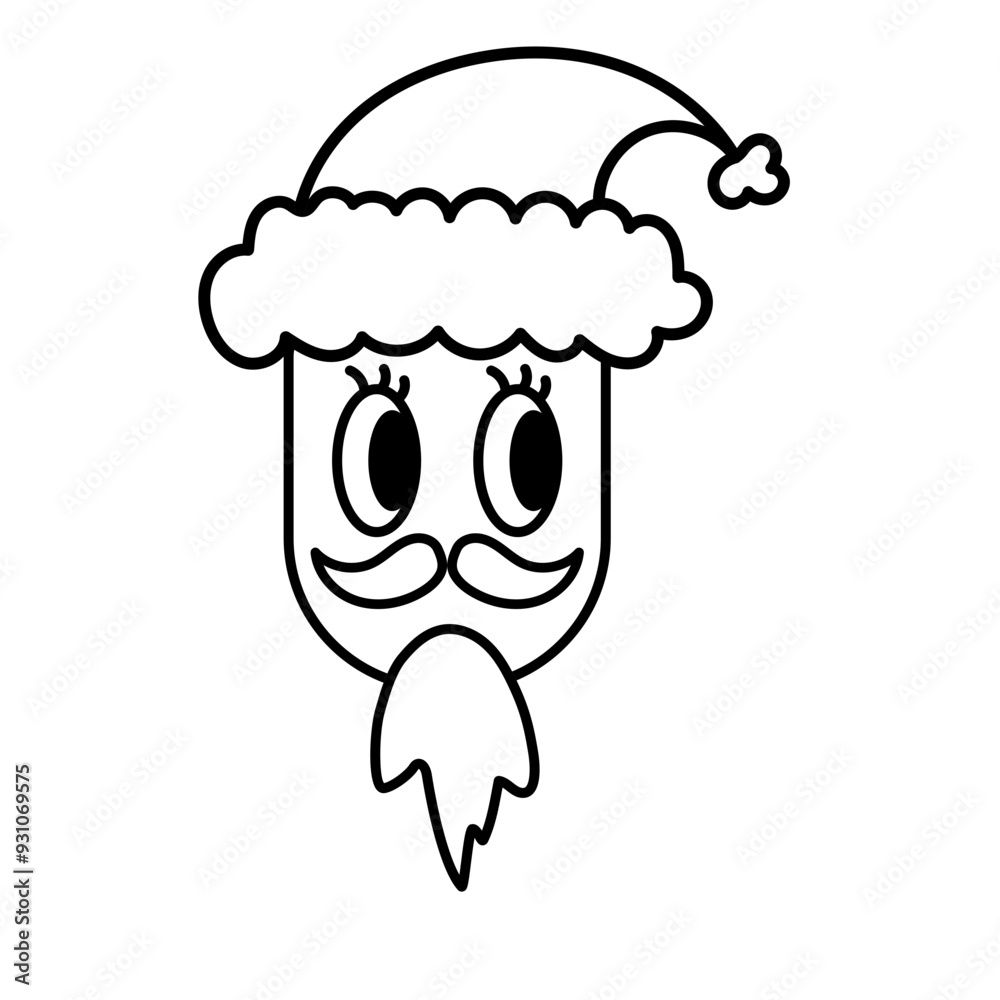 Doodle Christmas Line elements