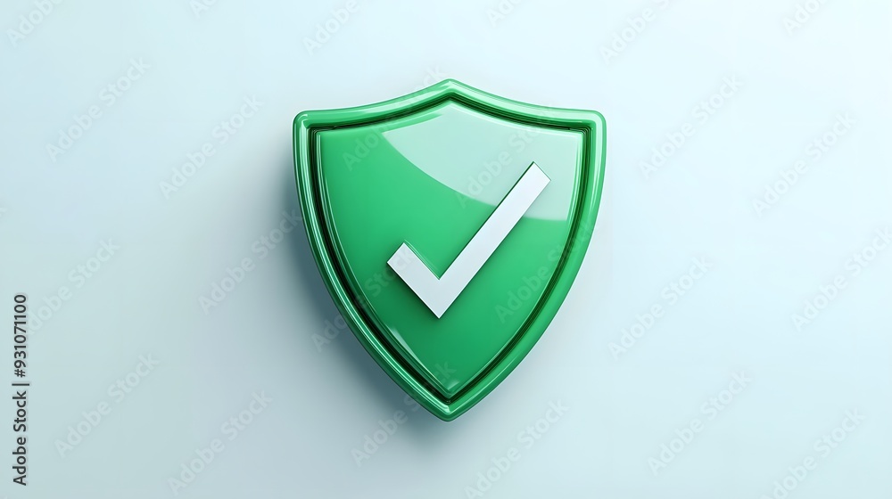 cartoon 3d Icon safety shield check mark perspective . green symbol security safety icon. Checkmark in minimalistic style. 3d vector illustration. white background
cartoon 3d Icon safety shield check mark perspective . green symbol security safety icon. Checkmark in minimalistic style. 3d vector illustration. white background