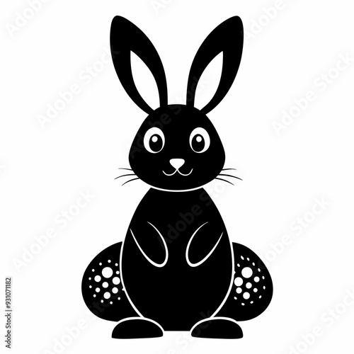 easter Black silhouette