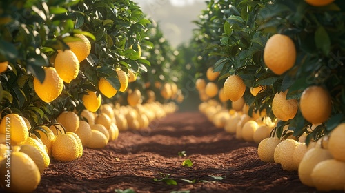 Carambola orchard with trees heavy with ripe caram 452 orange, fruit, tree, food, pumpkin, agriculture, citrus, nature, plant, harvest, garden, autumn, ripe, vegetable, yellow, field, leaf, fall, fres photo