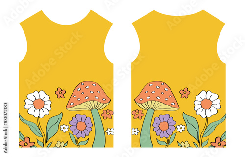 Sewing pattern with Floral print sublimation digital print design vector illustration ready to print