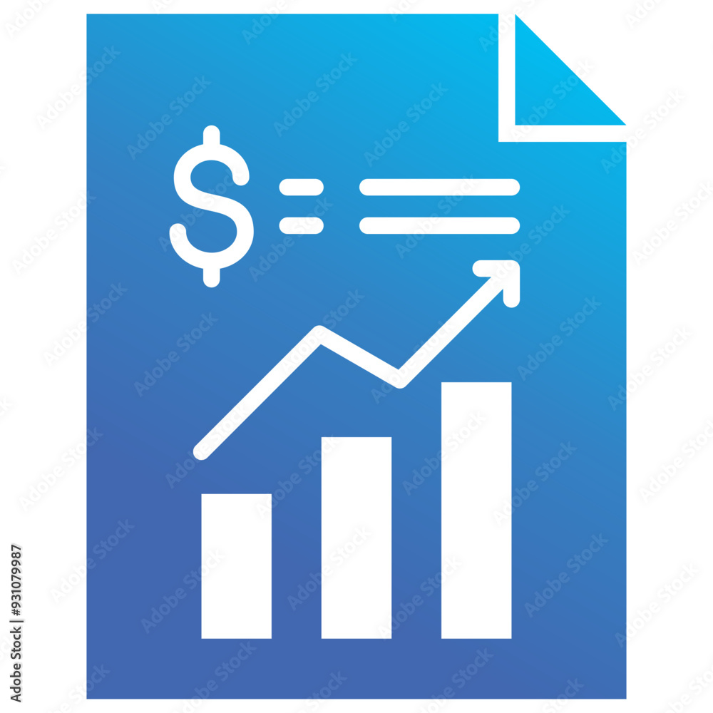 Financial Report Icon Financial Report Icon