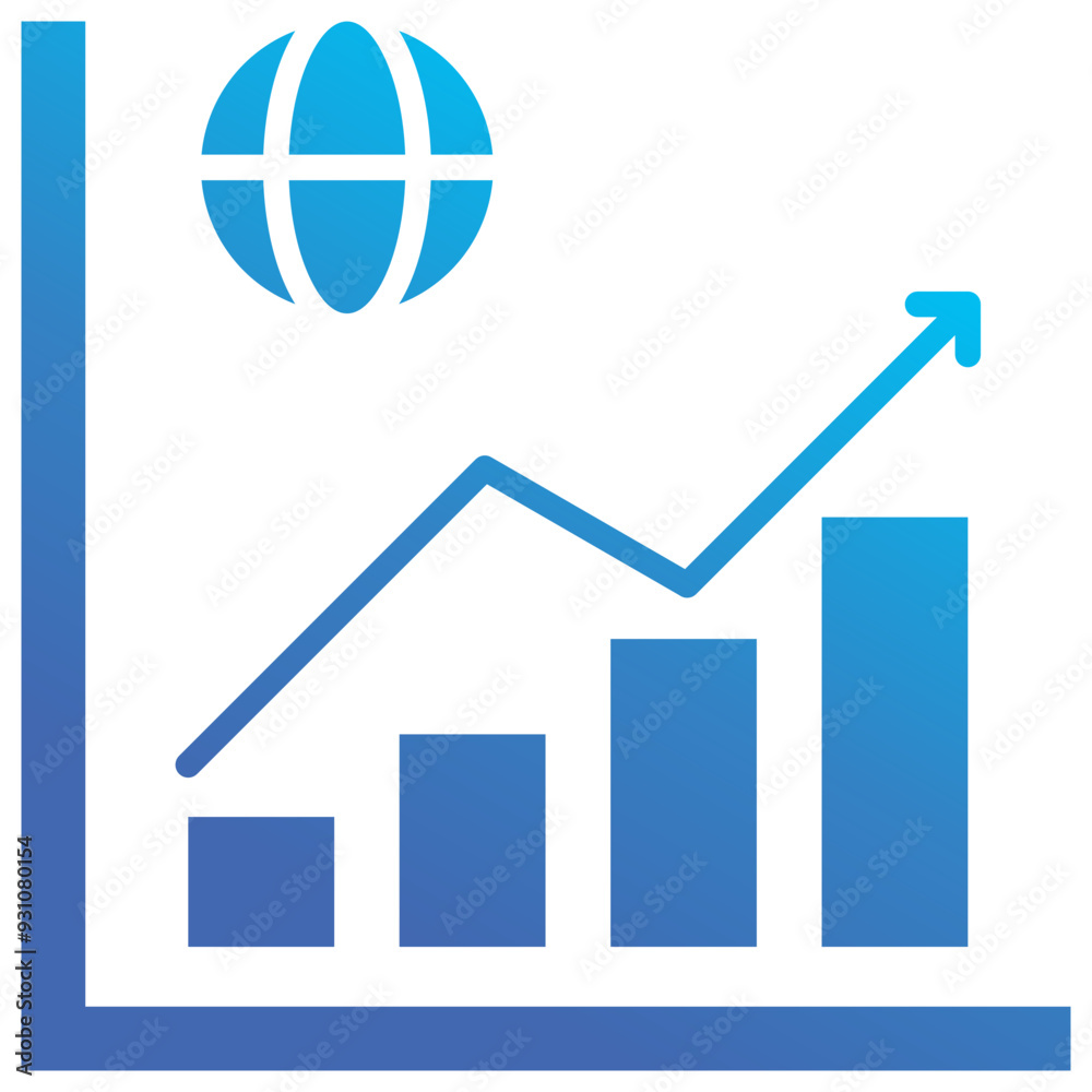 Fototapeta premium Growth Icon