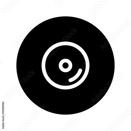 cd line circular icon