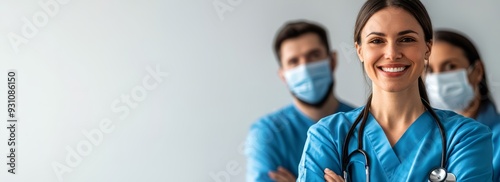 Healthcare Heroes and Frontline Workers. Depicting doctors, nurses, and other healthcare professionals in action, symbolizing their dedication and service to public health