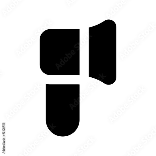 axe glyph icon