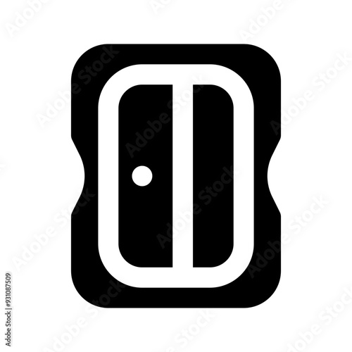 sharpener glyph icon