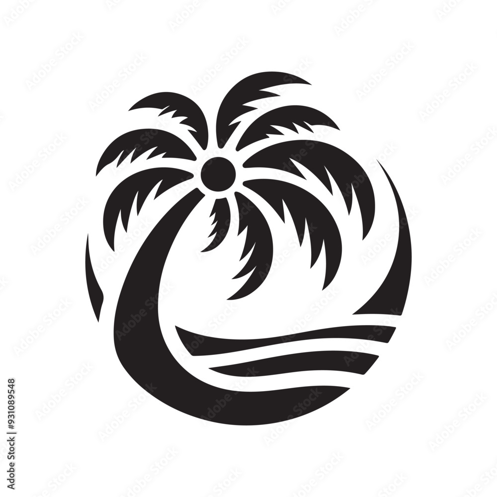 Palm tree vector logo icon, Palm tree vector and illustration, Palm tree vector silhouette, Palm tree vector logo icon, Palm tree vector and illustration, Palm tree vector silhouette,