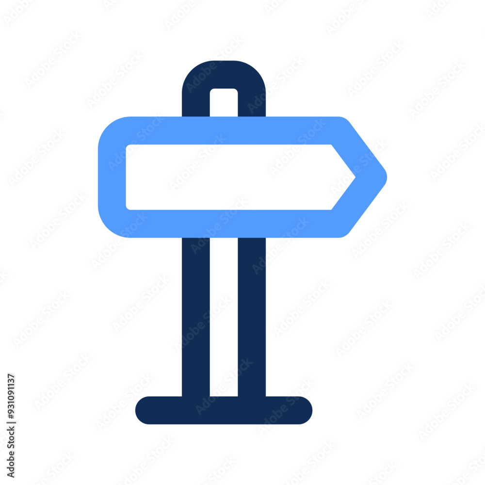road sign outline color icon road sign outline color icon