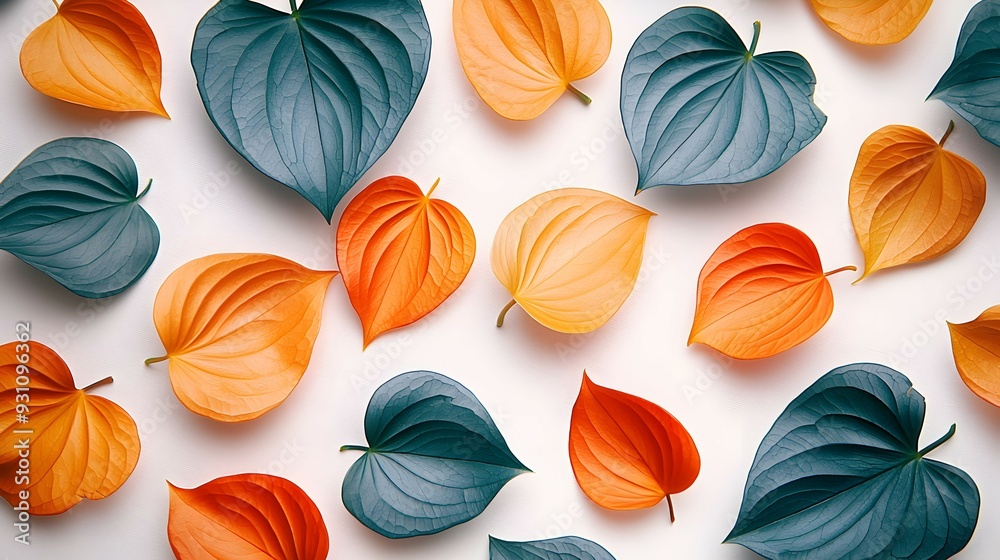 Colorful Leaves Pattern.