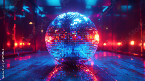 disco ball in the nightclub