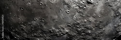 A black and white photo of a rocky surface with many small holes. The photo is of a planet or moon photo