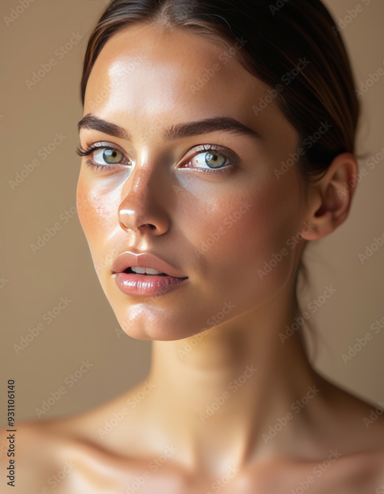 Photo of skincare and cosmetics concept, Generative AI