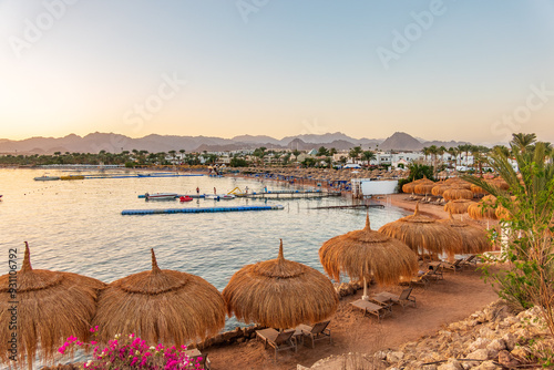 Scenic view of Naama Bay, Sharm-el-Sheikh, Egypt