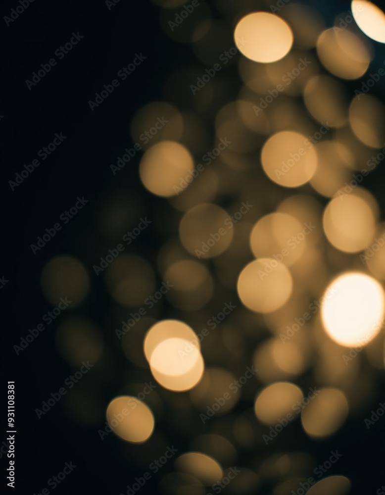 Night Lights in Bokeh effect Night Lights in Bokeh effect