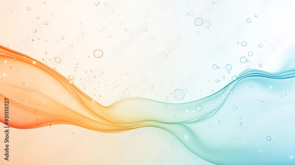 Abstract colorful floating bubbles on a soft background. Abstract colorful floating bubbles on a soft background.