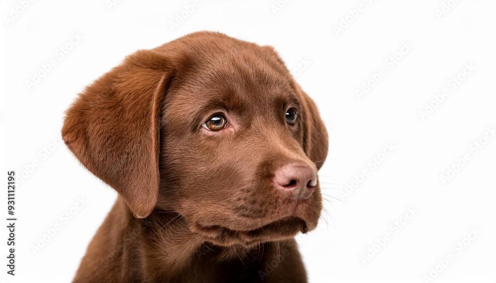 チェサピーク・ベイ・レトリーバーの子犬のポートレート(Chesapeake Bay Retriever puppy portrait on white background)
チェサピーク・ベイ・レトリーバーの子犬のポートレート(Chesapeake Bay Retriever puppy portrait on white background)