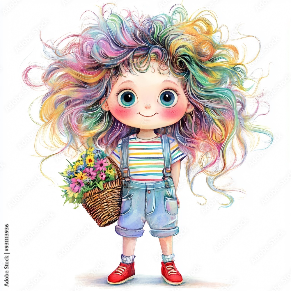 little girl with flowers little girl with flowers