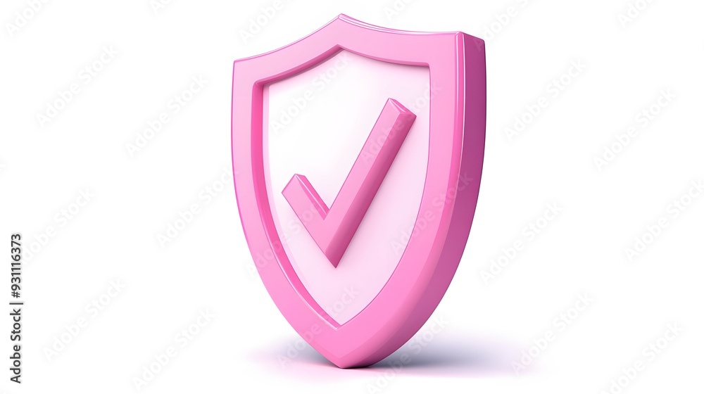 cartoon 3d Icon safety shield check mark perspective . pink symbol security safety icon. Checkmark in minimalistic style. 3d vector illustration. white background
cartoon 3d Icon safety shield check mark perspective . pink symbol security safety icon. Checkmark in minimalistic style. 3d vector illustration. white background