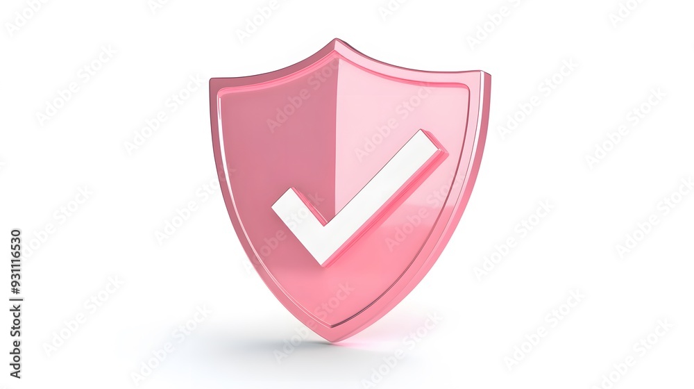 cartoon 3d Icon safety shield check mark perspective . pink symbol security safety icon. Checkmark in minimalistic style. 3d vector illustration. white background
cartoon 3d Icon safety shield check mark perspective . pink symbol security safety icon. Checkmark in minimalistic style. 3d vector illustration. white background