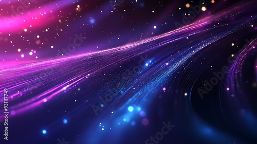 Abstract Purple and Blue Lights