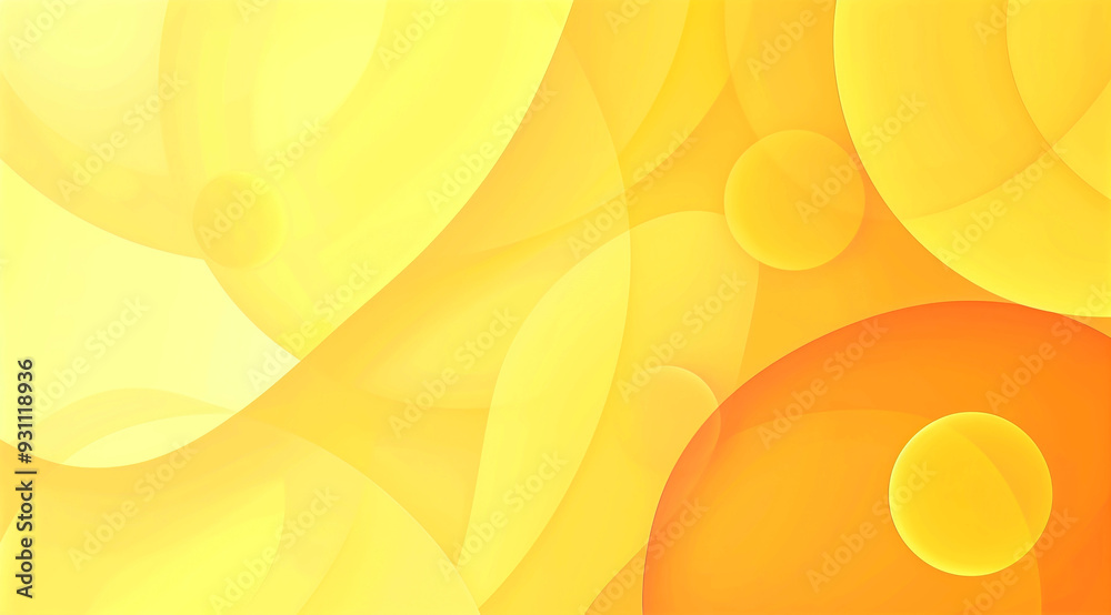 yellow abstract wallpaper with circular shapes yellow abstract wallpaper with circular shapes