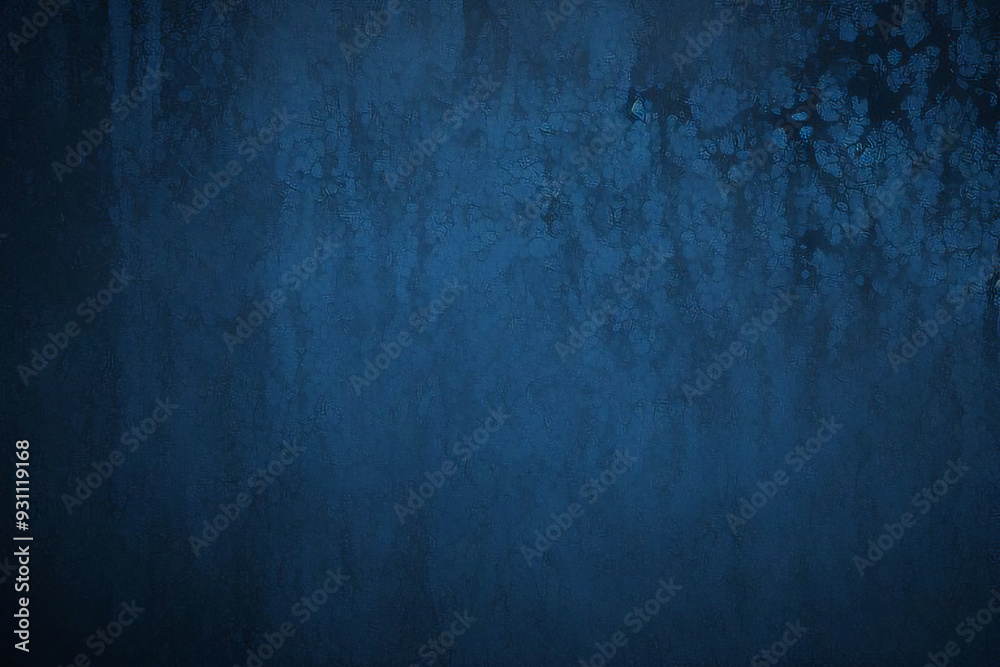 Fototapeta premium Abstract grunge sapphire blue background with marbled texture. Black blue abstract background. Navy blue grunge texture. Toned dark rough texture for any construction related 