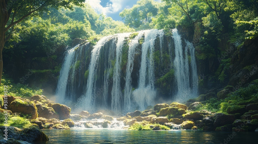 Visualize a majestic waterfall cascading down moss 880 waterfall, water, nature, river, stream, falls, landscape, cascade, forest, rock, fall, flowing, stone, park, spring, green, flow, creek, mounta Visualize a majestic waterfall cascading down moss 880 waterfall, water, nature, river, stream, falls, landscape, cascade, forest, rock, fall, flowing, stone, park, spring, green, flow, creek, mounta