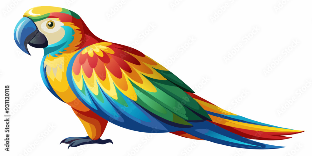 Fototapeta premium blue and yellow macaw ara ararauna