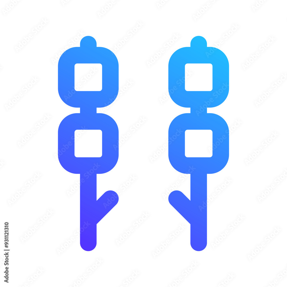 marshmallow gradient icon marshmallow gradient icon