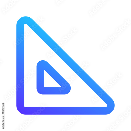 Free Download ruler gradient icon - GFXLoad
