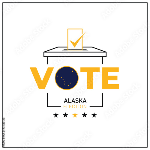 Alaska voting, Alaska citizen participation in voting, going to vote, voting, hand leaving vote, positive vote, negative vote, hand leaving paper in ballot box, elections, election of ruler.