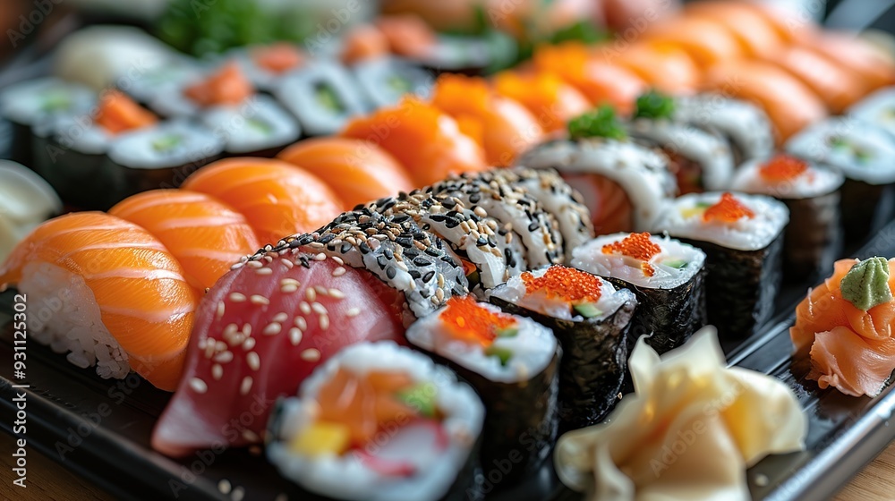 Assortment of Sushi Rolls Assortment of Sushi Rolls