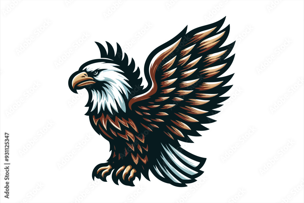 Obraz premium Eagle vector Illustrator Artwork