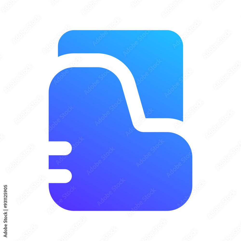 folder gradient fill icon folder gradient fill icon