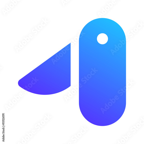 pocket knife gradient fill icon