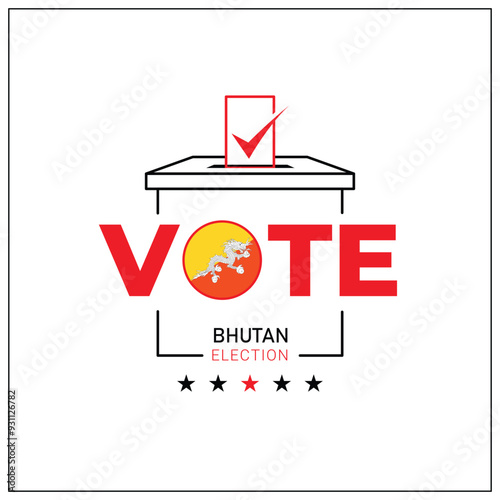 Bhutan voting, Bhutan citizen participation in voting, going to vote, voting, hand leaving vote, positive vote, negative vote, hand leaving paper in ballot box, elections, election of ruler.