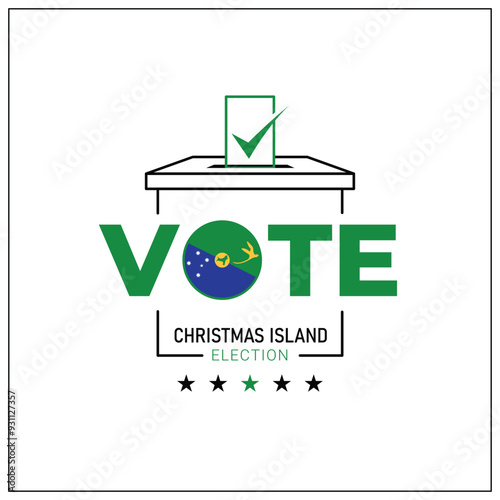 Christmas Island voting, Christmas Island in voting, going to vote, voting, hand leaving vote, positive vote, negative vote, hand leaving paper in ballot box, elections, election of ruler.