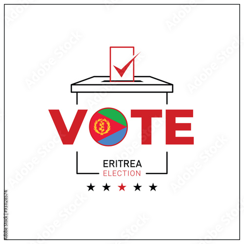 Eritrea voting, Eritrea citizen participation in voting, going to vote, voting, hand leaving vote, positive vote, negative vote, hand leaving paper in ballot box, elections, election of ruler.