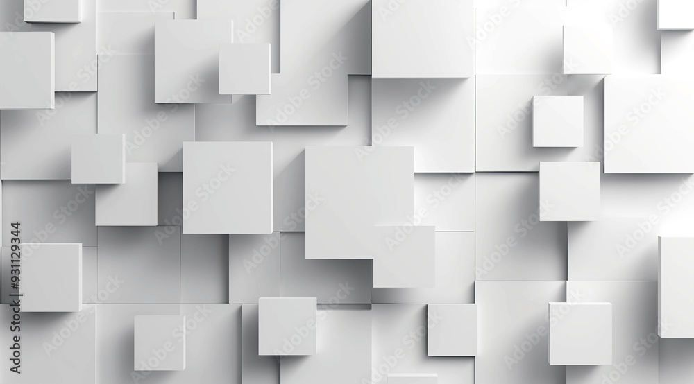 Abstract background with white squares and rectangles Abstract background with white squares and rectangles