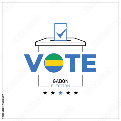 Gabon voting, Gabon citizen participation in voting, going to vote, voting, hand leaving vote, positive vote, negative vote, hand leaving paper in ballot box, elections, election of ruler.