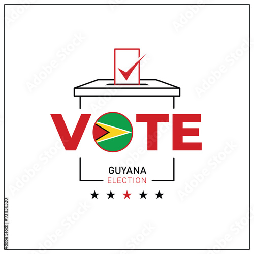 Guyana voting, Guyana citizen participation in voting, going to vote, voting, hand leaving vote, positive vote, negative vote, hand leaving paper in ballot box, elections, election of ruler.