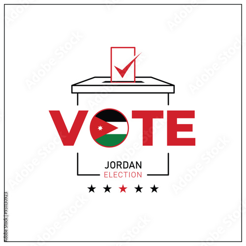 Jordan voting, Jordan citizen participation in voting, going to vote, voting, hand leaving vote, positive vote, negative vote, hand leaving paper in ballot box, elections, election of ruler.