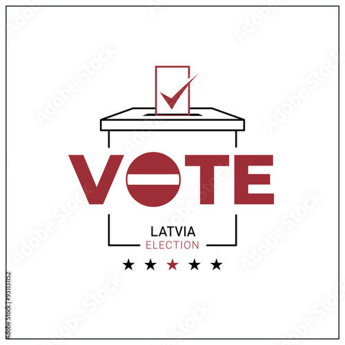 Latvia voting, Latvia citizen participation in voting, going to vote, voting, hand leaving vote, positive vote, negative vote, hand leaving paper in ballot box, elections, election of ruler.