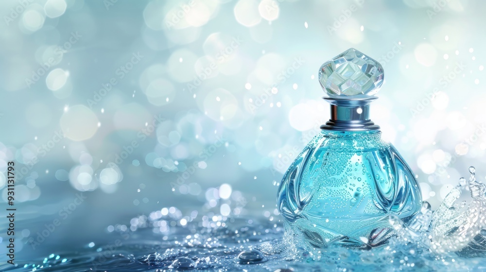 Perfume Bottle in Water Perfume Bottle in Water