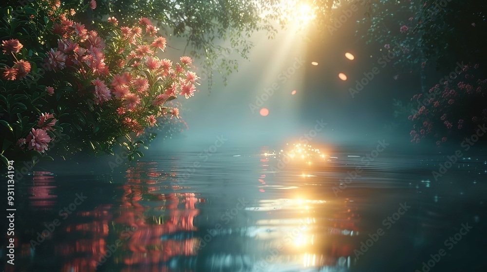 Misty Morning by the River Misty Morning by the River