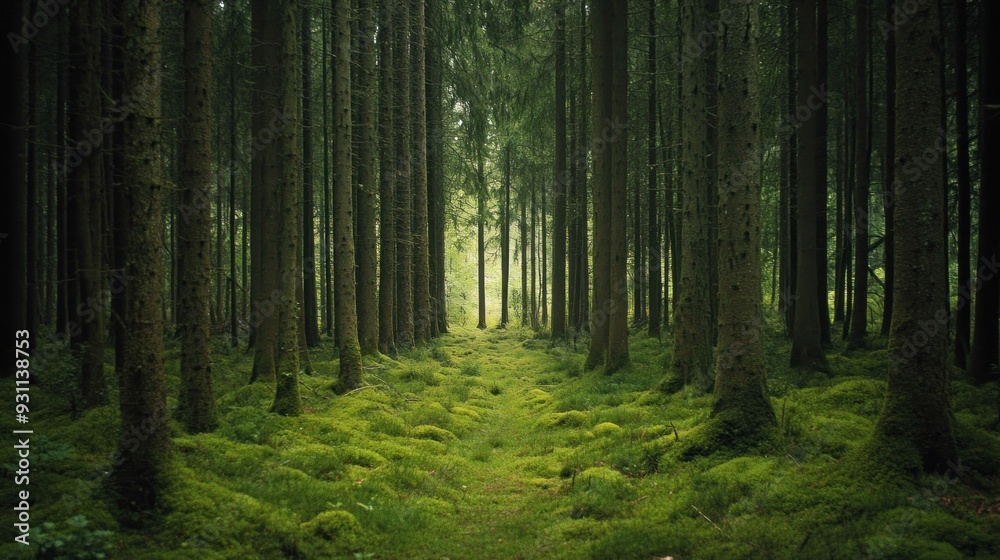 Obraz premium Mystical Forest Path