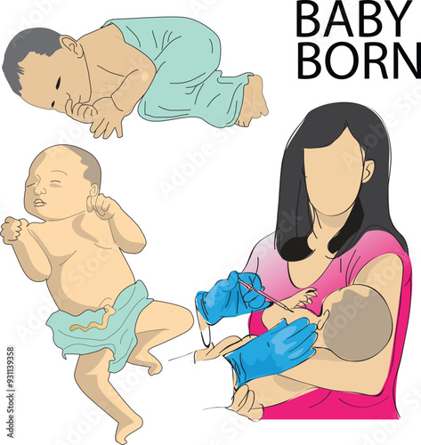 New Baby born with parent